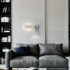 Bedside lamp, wall lamp, bedroom creative with switch, long strip rotating, minimalist reading lamp, hotel living room TV, wall lamp Specification image